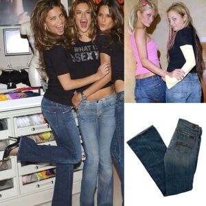 Low-Rise Bootcut Jeans ASO Adriana Lima, Lorelai Gilmore, Paris Hilton